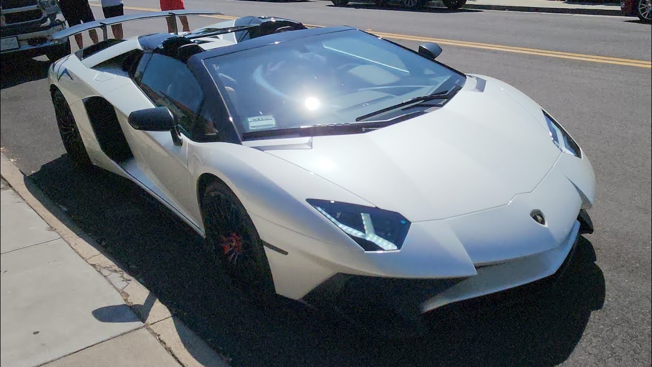 Lamborghini Aventator SV Roadster at the Rancho Santa Fe Cars