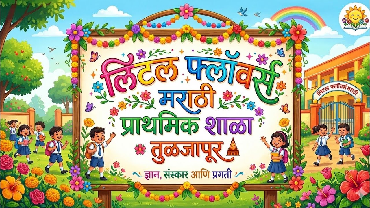 लिटल फ्लॉवर्स मराठी प्रा शाळा तुळजापूर @बाल आनंद बाजार#viral #shortvideo #school #trendingshorts