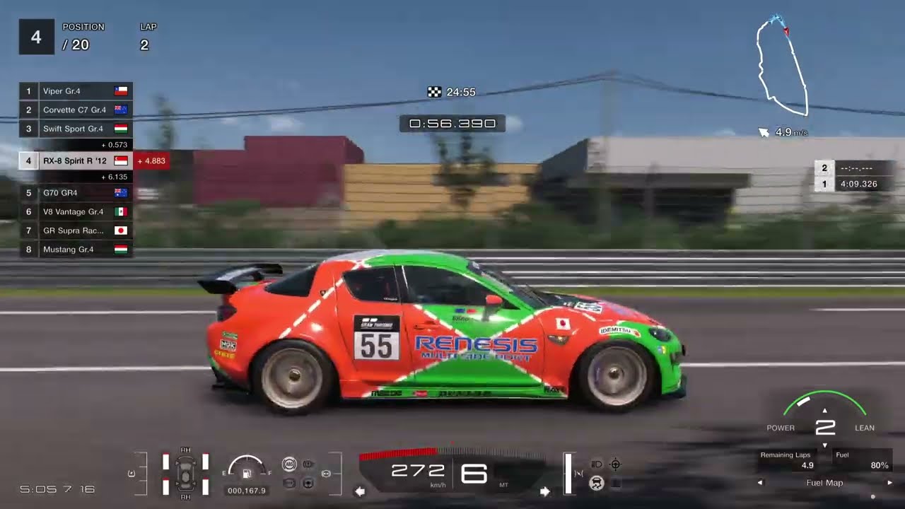 Gran Turismo 7 - Mazda RX-8 Spirit R '12 with 787B Engine Swap in Le Mans Gameplay (PS5 Pro -60 FPS)