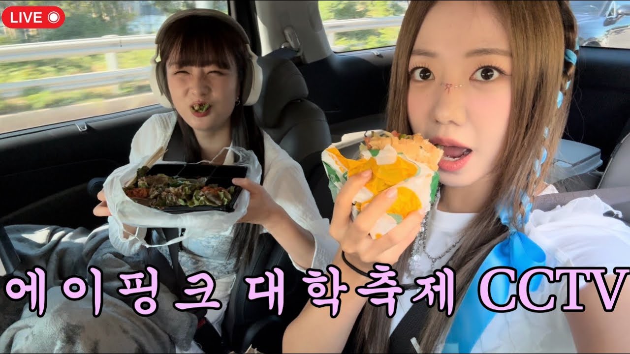 에이핑크 대학 축제 대기실 cctv (feat. 다이어트식단)
