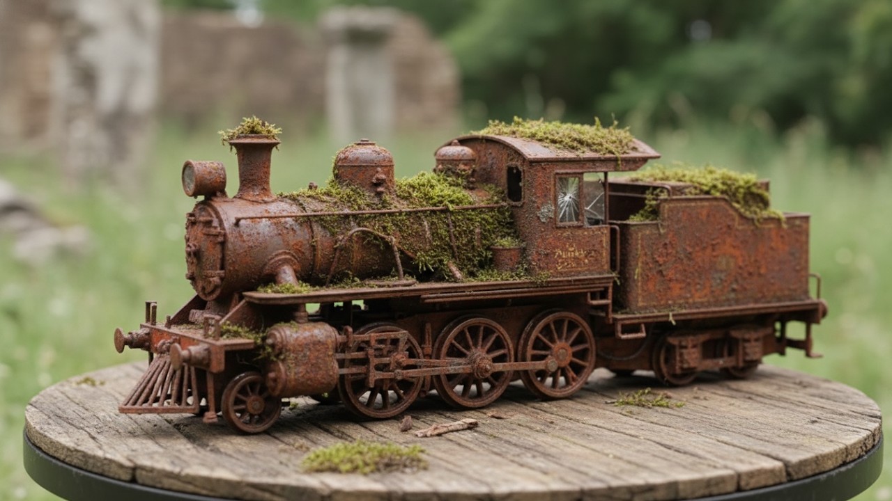 ASMR Small Train Restoration | Full Rebuild ASMR Train