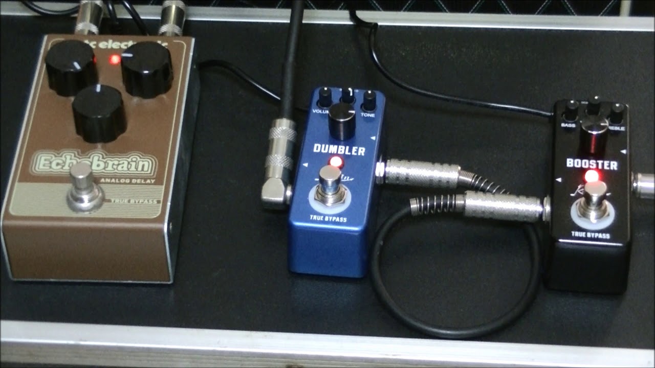 ROWIN  BOOSTER ・ROWIN DUMBLER・ TC ELECTRONIC Echobrain Analog Delay