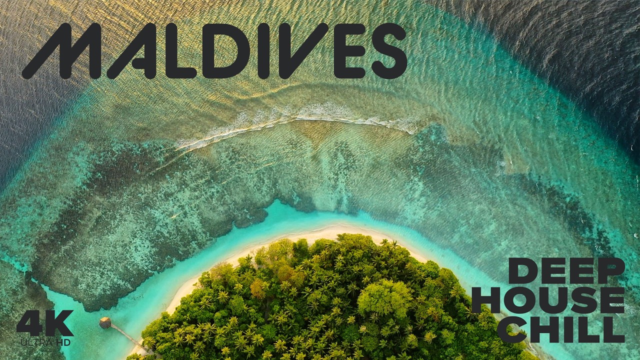 Maldives 4K Ocean Therapy | Stunning Atolls, Turquoise Water, Relaxation Film for Your TV