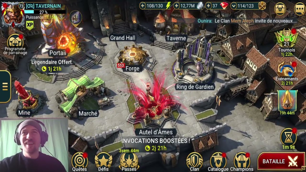 LET'S PLAY JOUR 131 : ON OUVRE TOUS LES SACRES POUR LE 1+1 /  RAID SHADOW LEGENDS FR