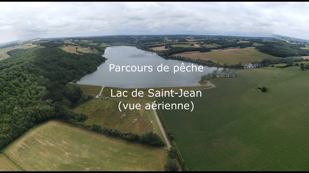 Parcours de pêche gersois : le lac de Saint-Jean