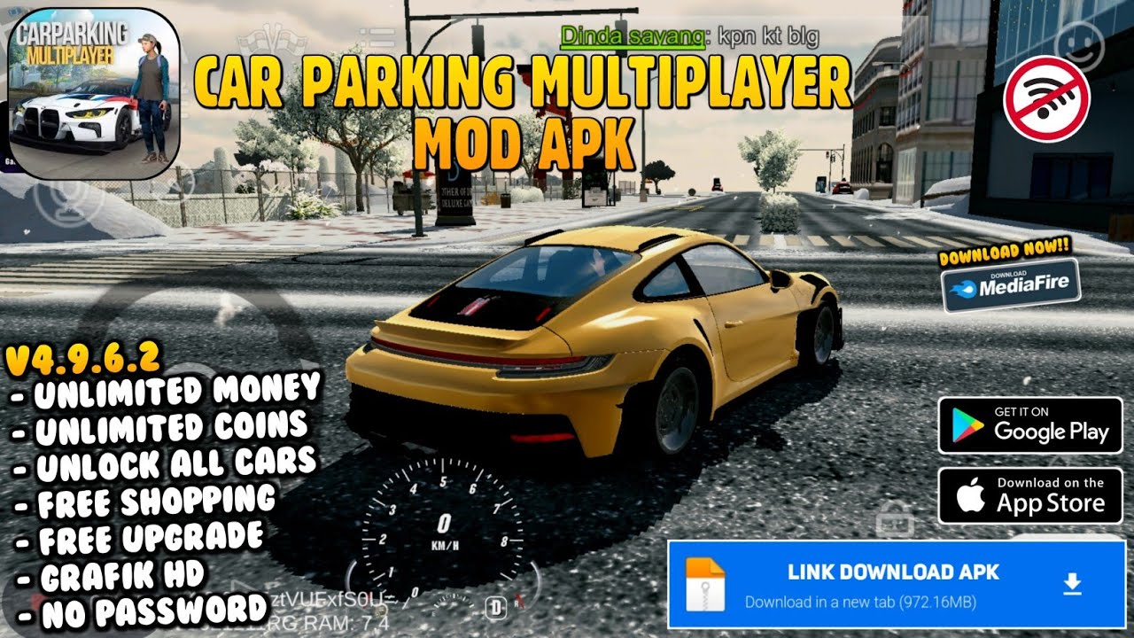 Car Parking Multiplayer Mod Apk v4.9.6.2 Terbaru 2026 - Unlimited Money & Unlock All Cars