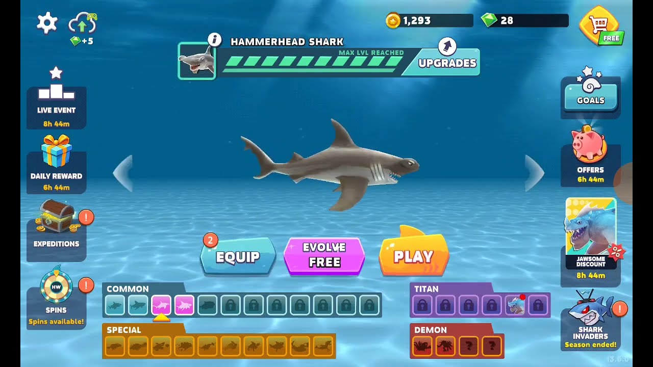 Hungry shark| صرت قروشه مفجوعه😂