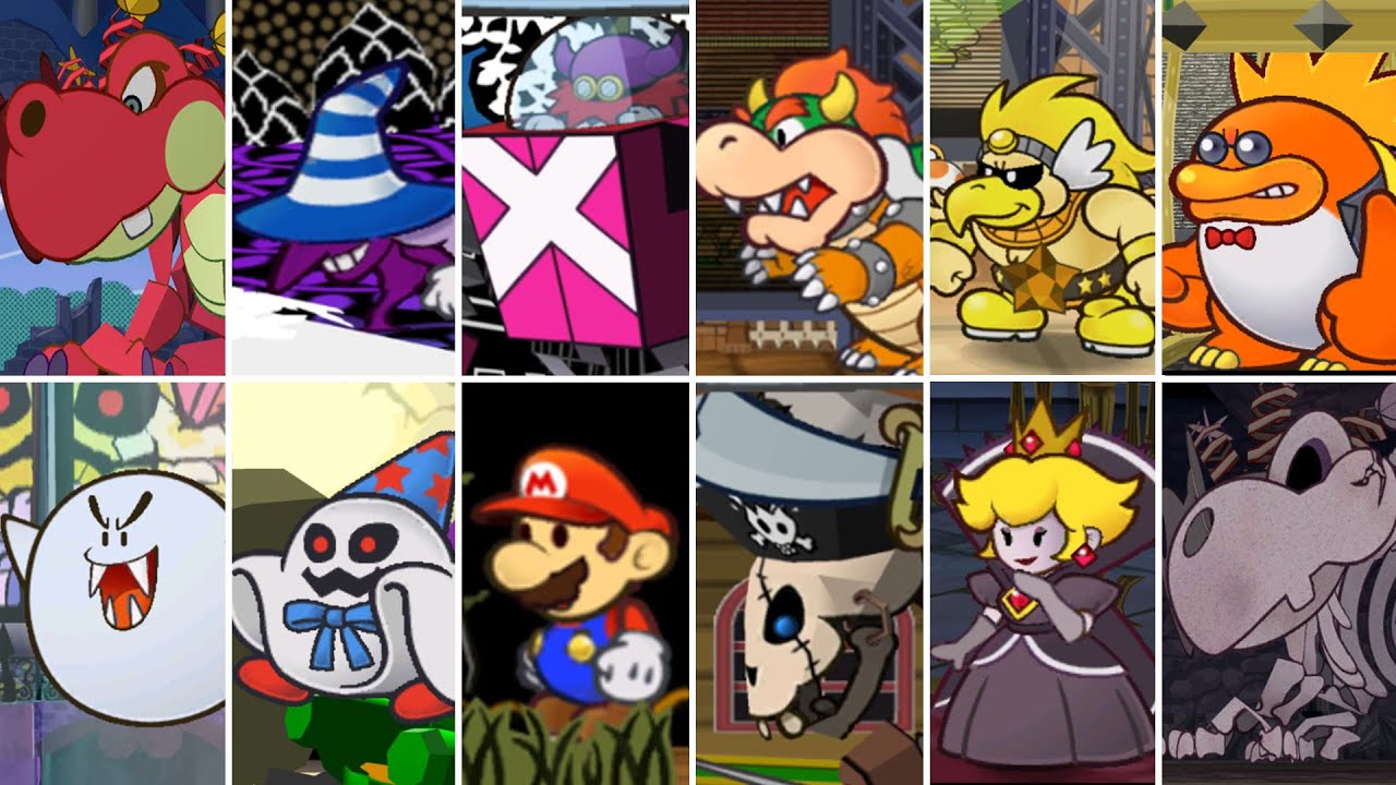 Paper Mario: The Thousand-Year Door - All Bosses + Secret Bosses