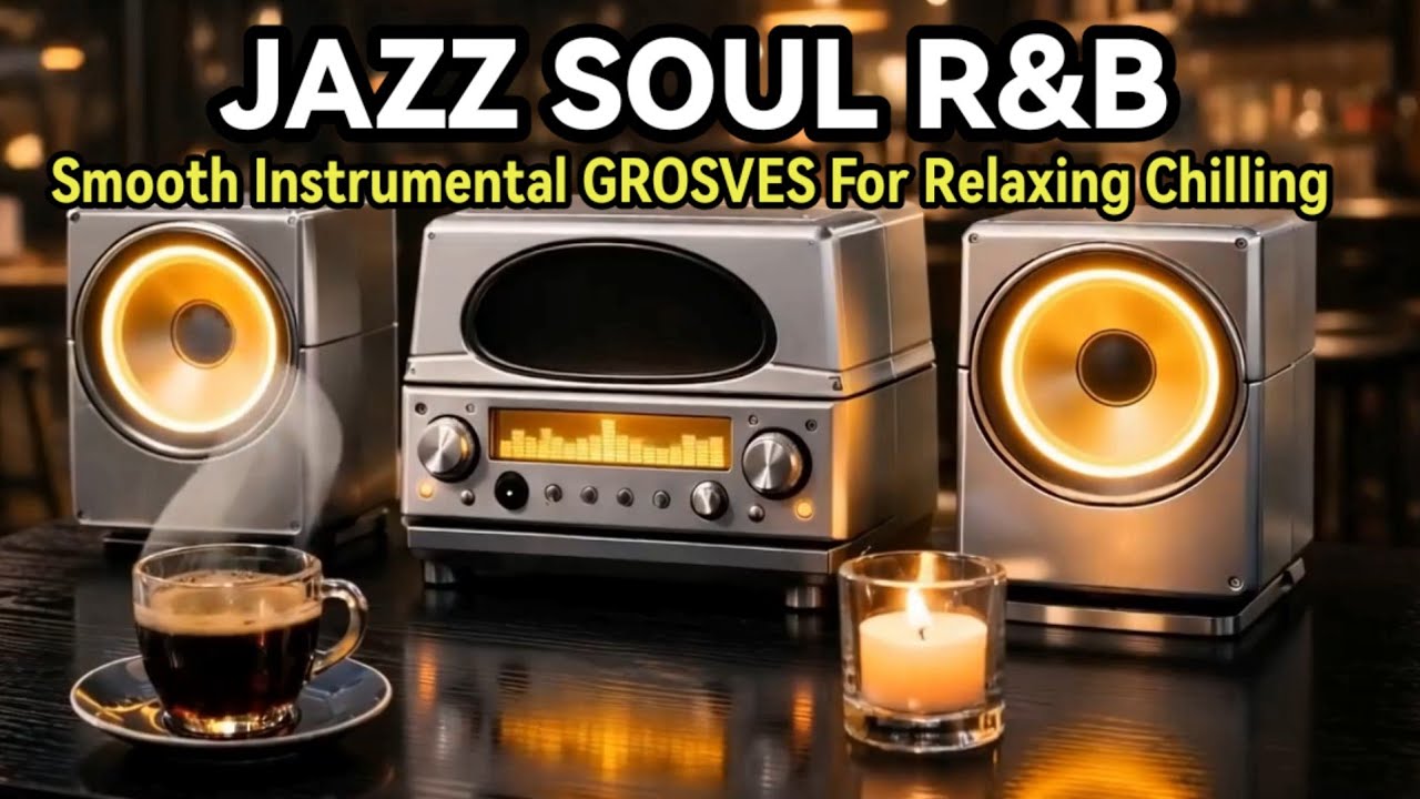 Jazz Soul R&B - Smooth Instrumental Grooves For  Relaxing  Chilling