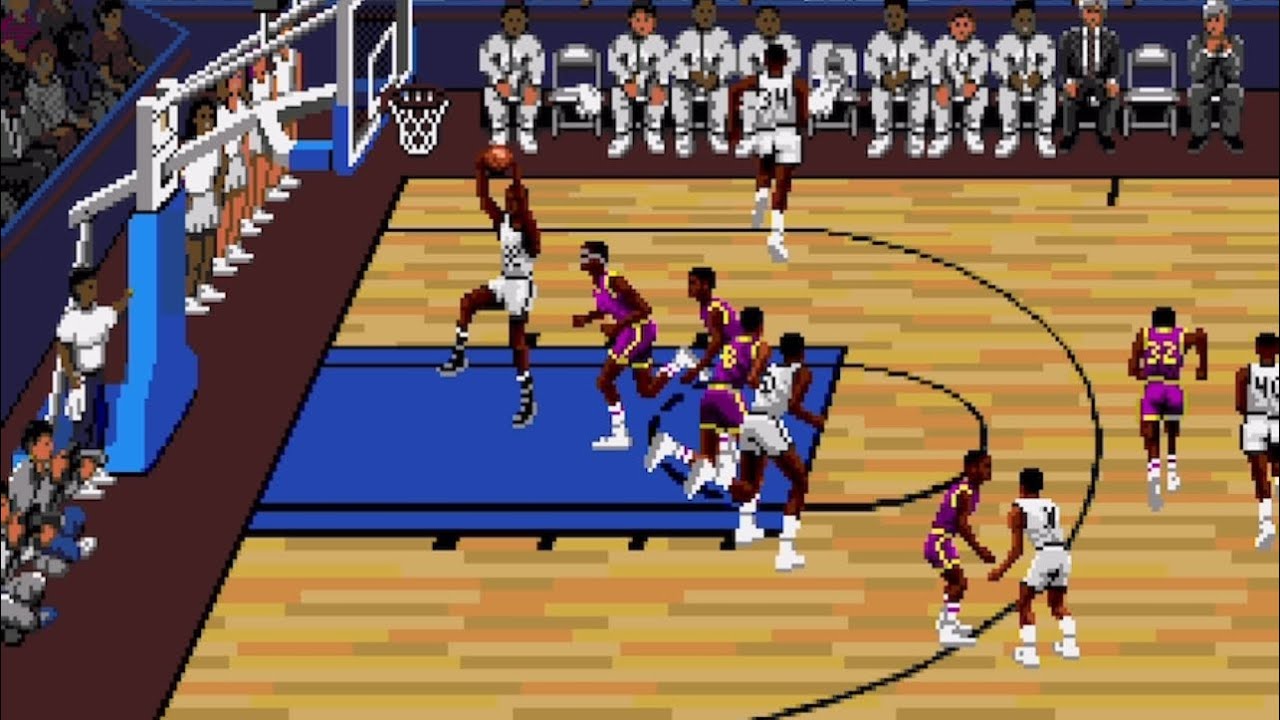 San Antonio Spurs vs. Los Angeles Lakers | Lakers vs. Celtics and the NBA Playoffs (Sega Genesis)
