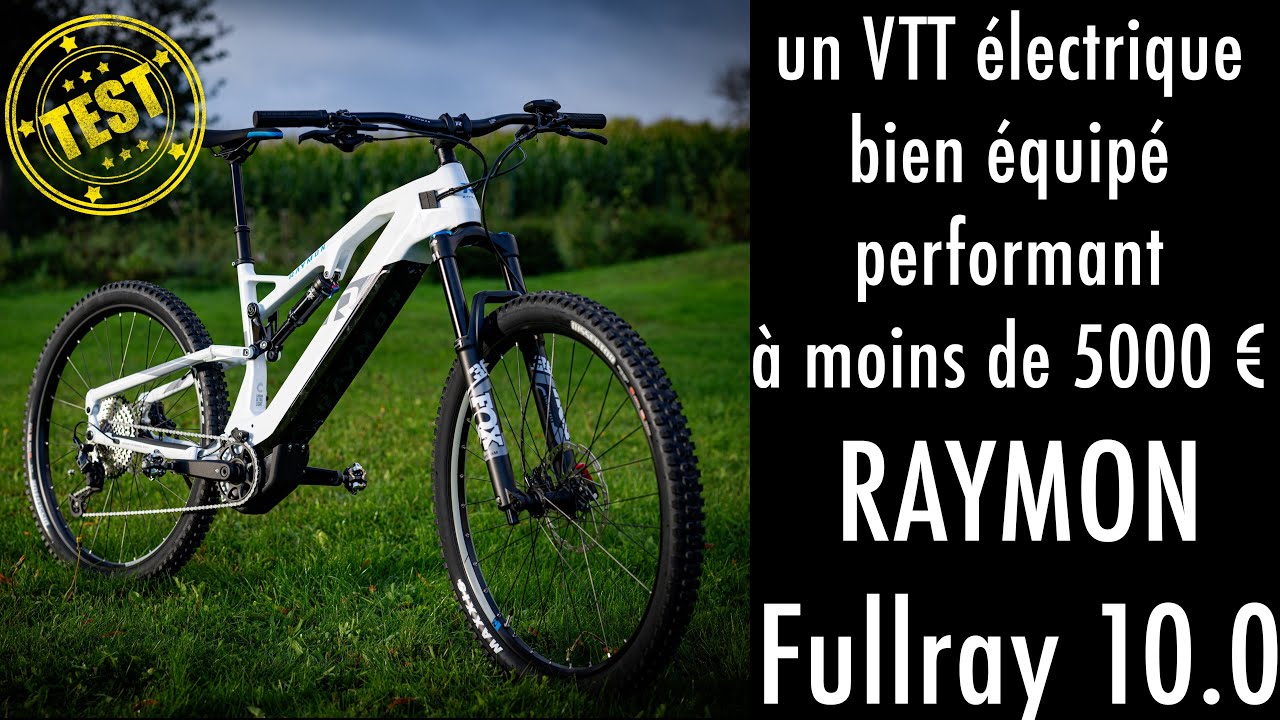 essai d'un VTT à assistance électrique sous la barre des 5000€ le Raymon FullRay 150 E 10.0