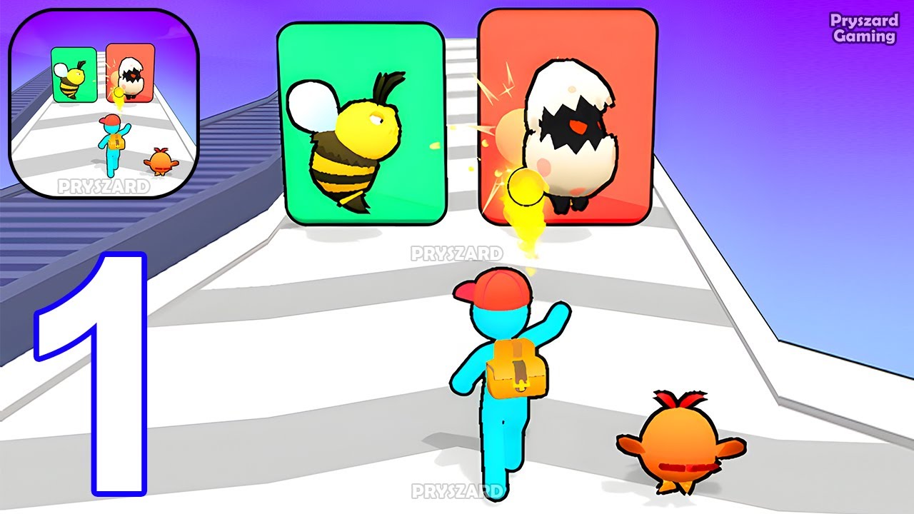 Monster Evolution Run & Battle - Gameplay Walkthrough Part 1 Monster Merge Run Evolution Max Level