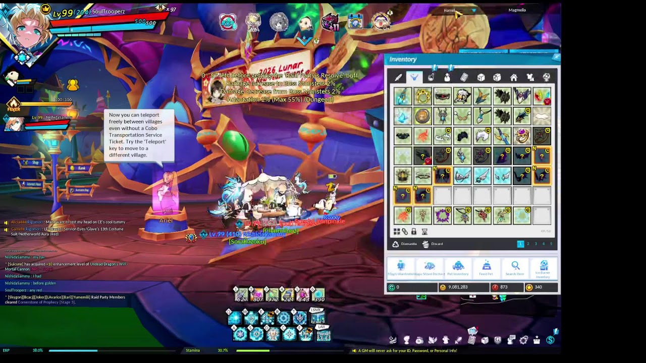 Day 4 Youtube stream Elsword 3m combat power chung sup