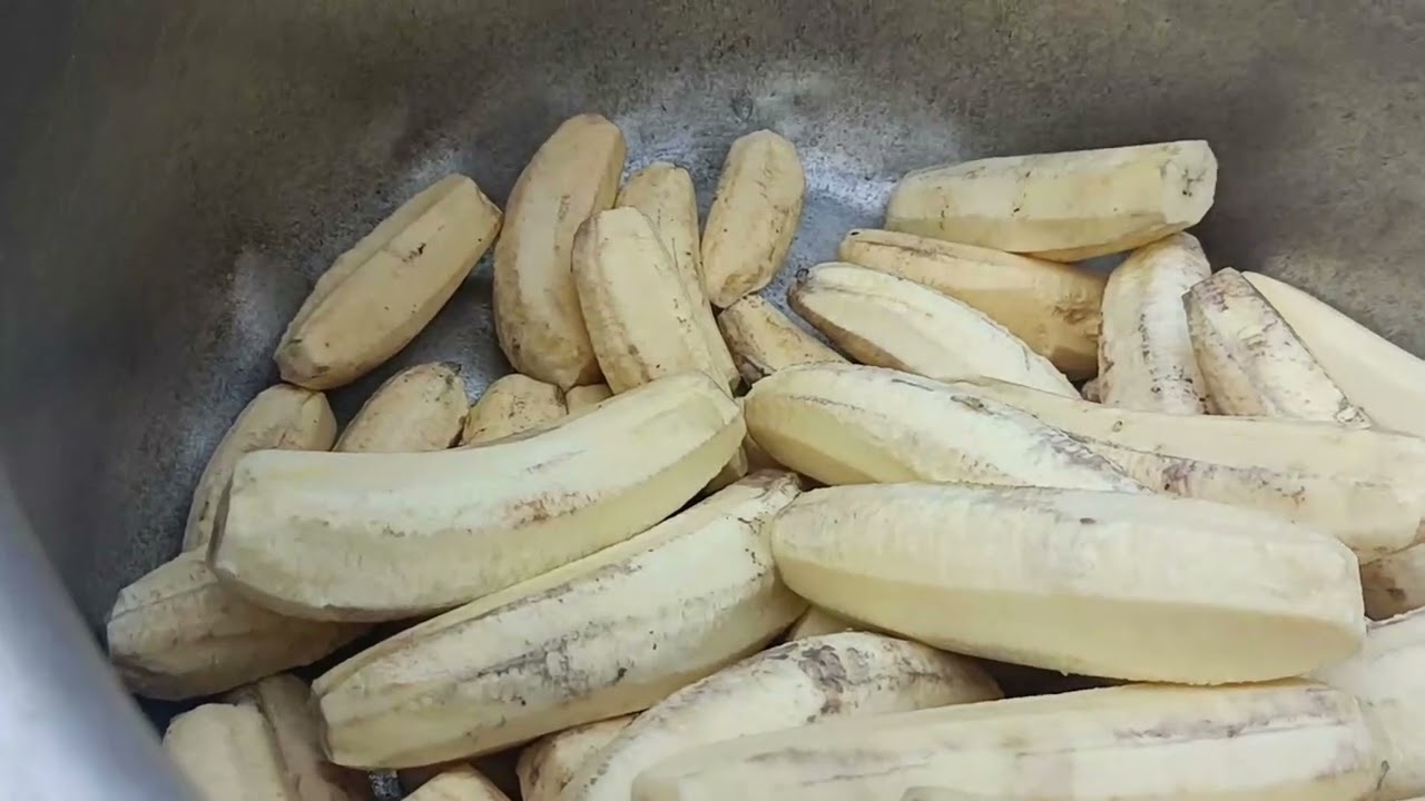 Village Life With Healthy Lunch Meal Banana Cooking Pearl  Recipes  The Traditional Life