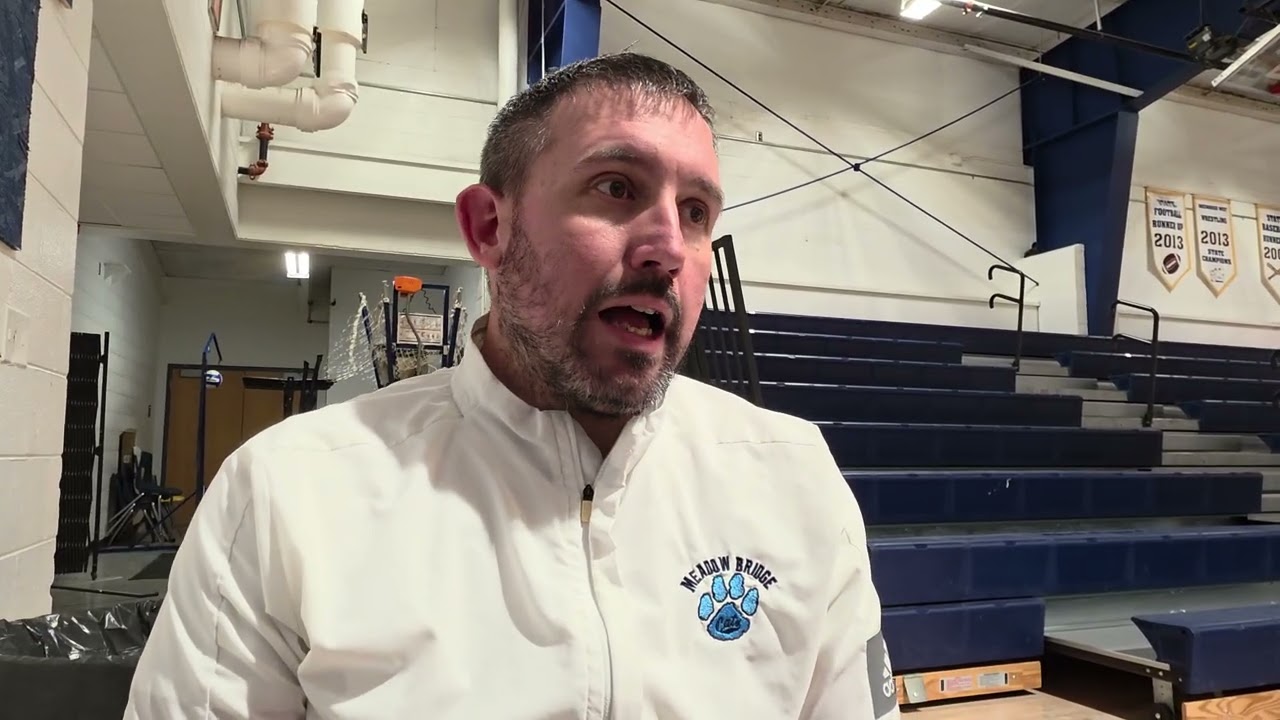 Meadow Bridge boys 🏀 head coach Brandon Wickline discusses the game against Greenbrier West 