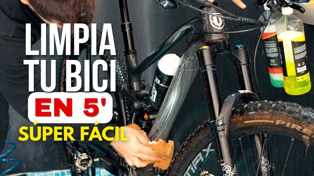 Cómo LIMPIAR TU BICICLETA 🚿