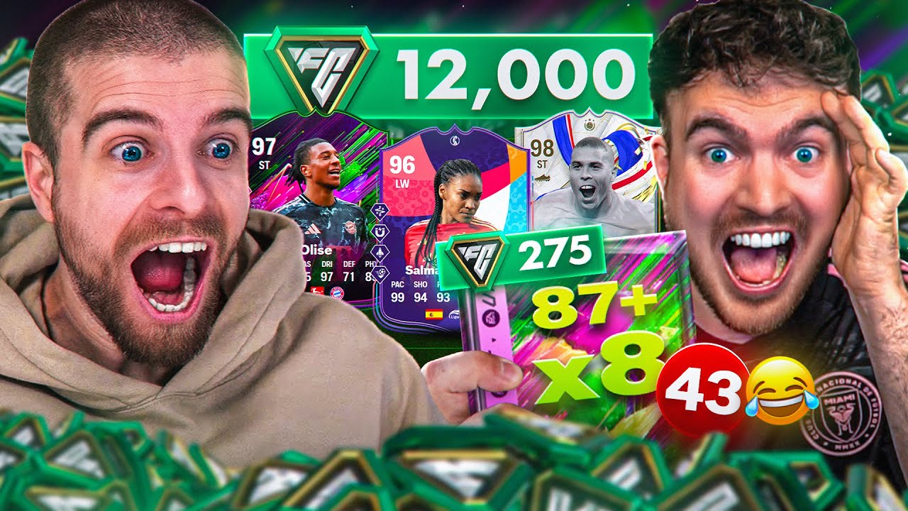 So VIELE ICONS im XXL Account Battle 😱😳 WER erreicht mit 100€ MEHR in 1 STUNDE in FC 25 ?!