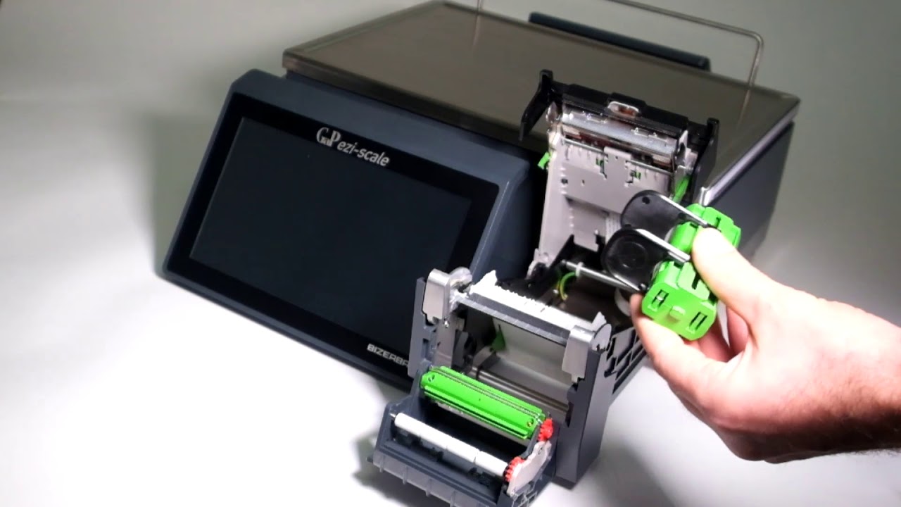 Replacing an Ezi Scale Label Roll