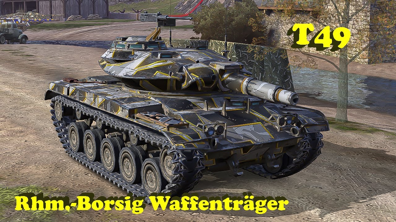T49 ● Rhm.-Borsig Waffentr&auml;ger - WoT Blitz UZ Gaming