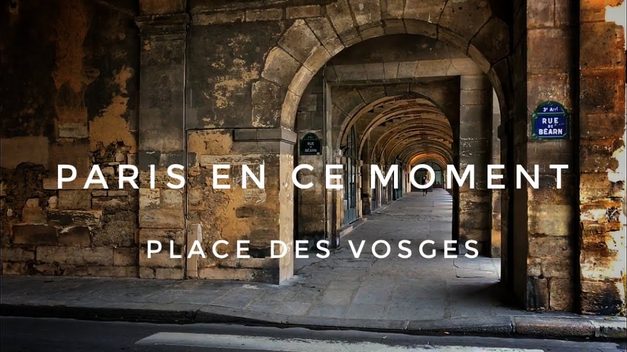 🇫🇷 WALK IN PARIS ( PLACE DES VOSGES ) 16/11/2020 PARIS 4K