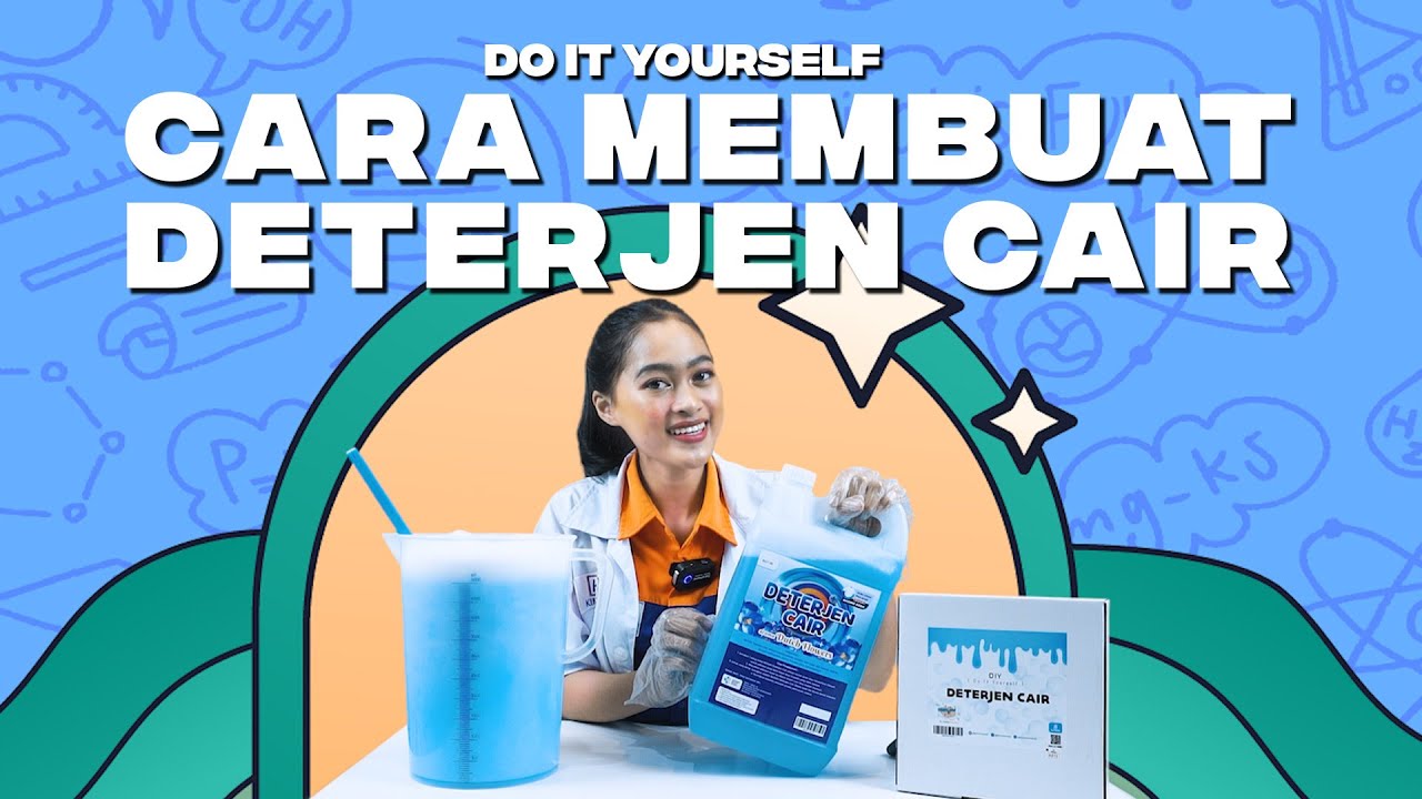 CARA MUDAH MEMBUAT DETERJEN CAIR SEBANYAK 5 LITER! - DIY
