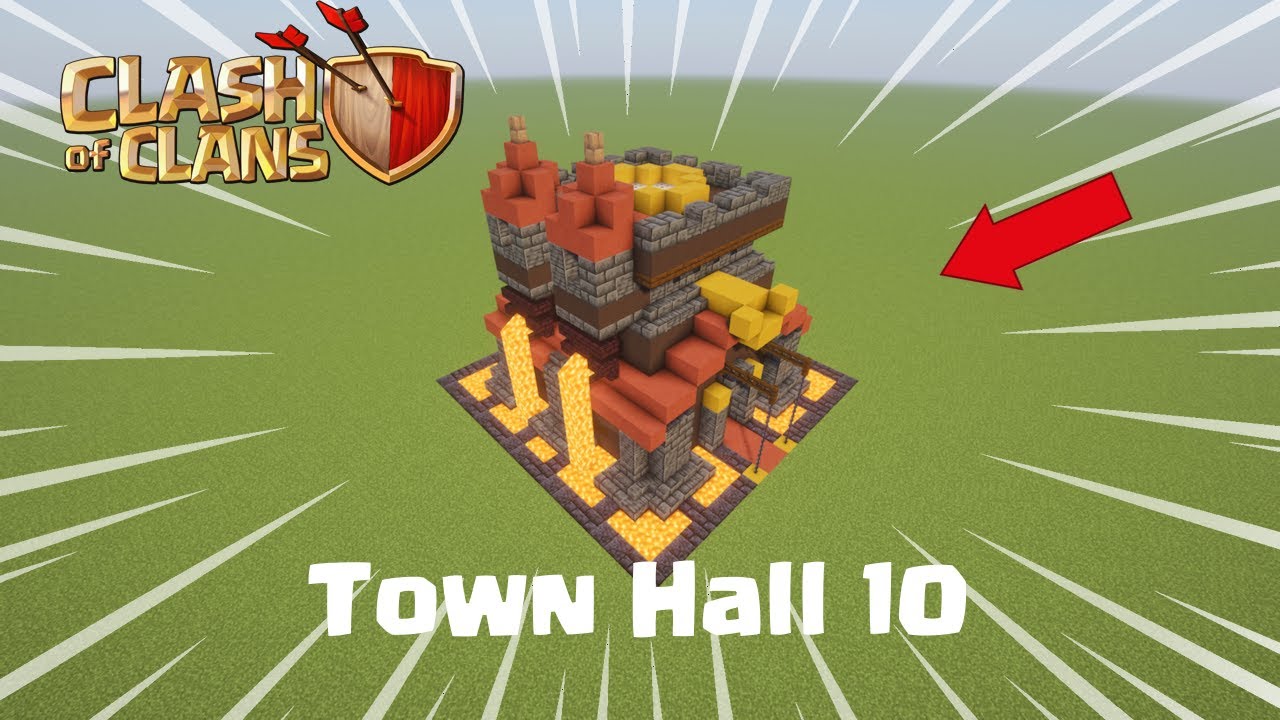 Давайте построим ратушу 10-го уровня в Minecraft по мотивам Clash of Clans.