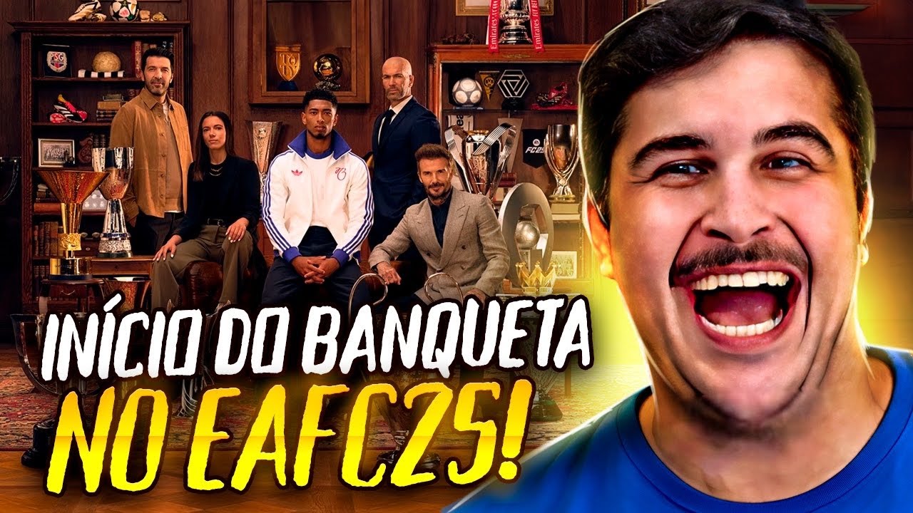 MINHA PRIMEIRA VEZ JOGANDO EA FC 25!! O INÍCIO NO BANQUETA FC