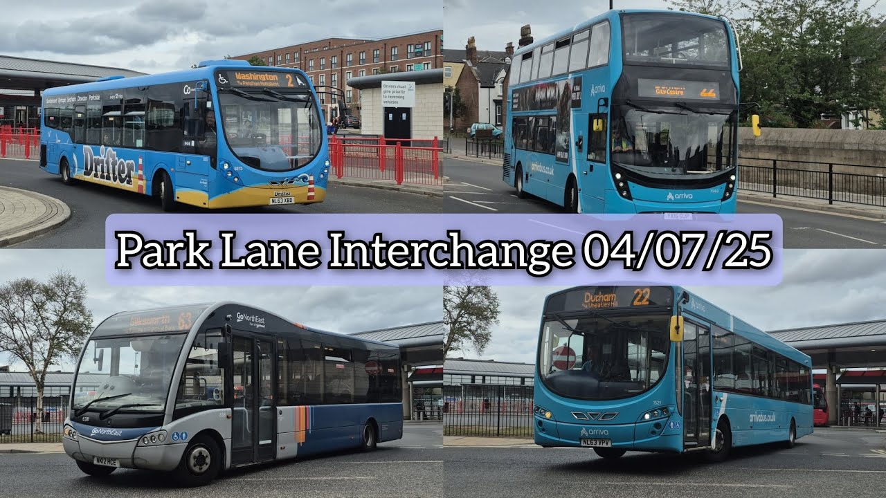 Buses at Park Lane Interchange. | 04/07/25.