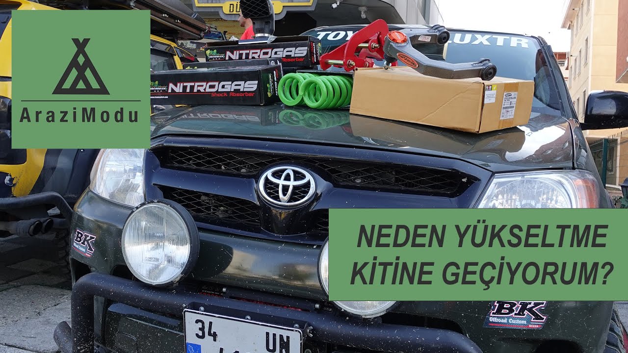 NEDEN YÜKSELTME KİTİNE GEÇİYORUM? | TOYOTA HILUX IRONMAN 4