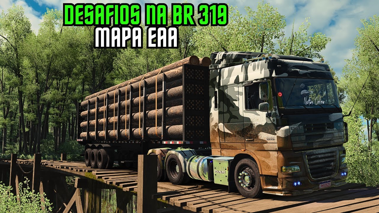VIDA DIFICIL DE UM MADEREIRO NA BR 319 - ETS 2 1.57