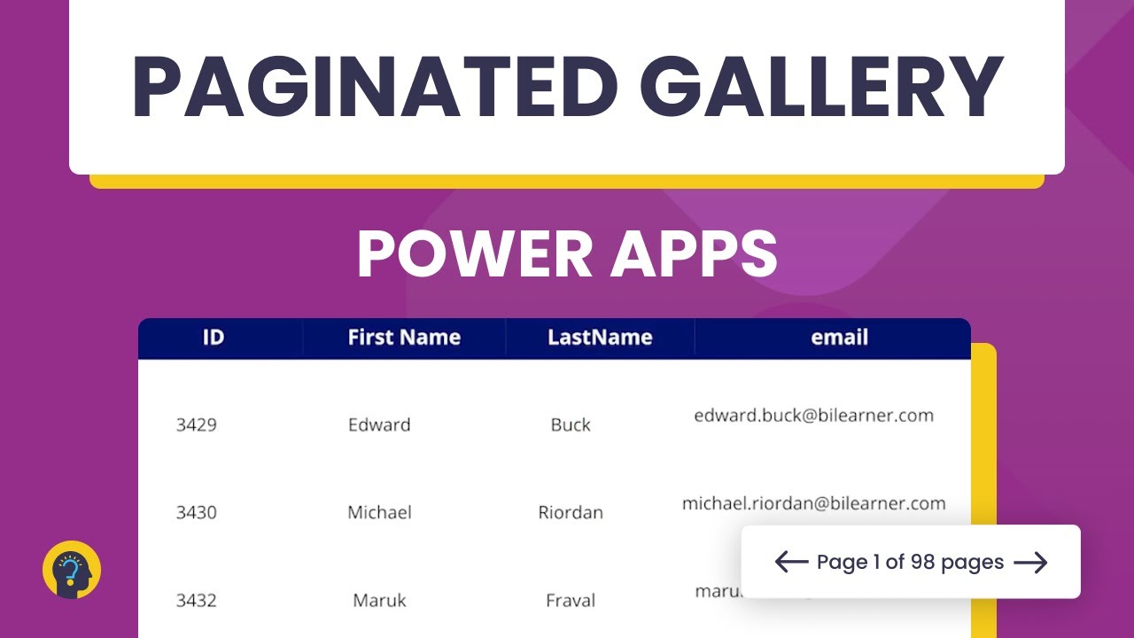 Постраничные галереи в Power Apps