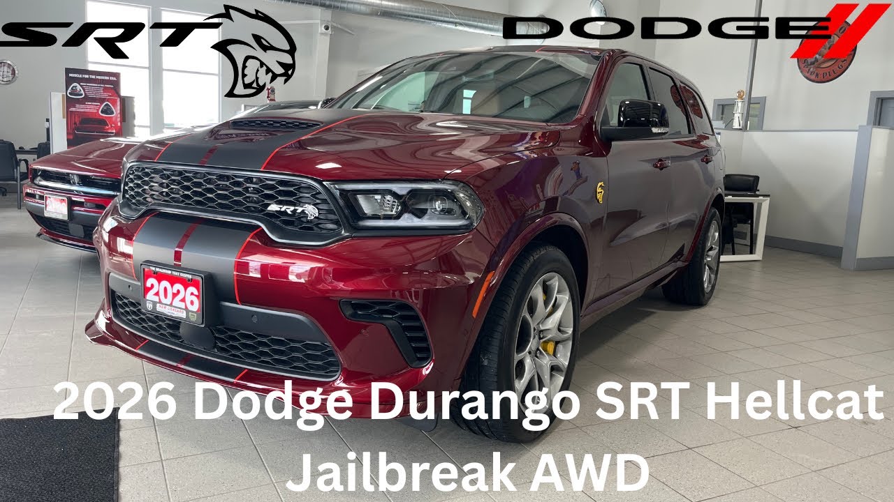2026 Dodge Durango SRT Hellcat Jailbreak AWD: Exterior, Interior & Full Review