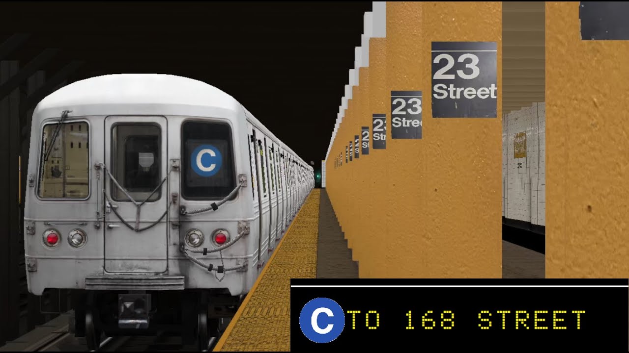 OpenBVE (C) Euclid Avenue To 168th Street (R46)