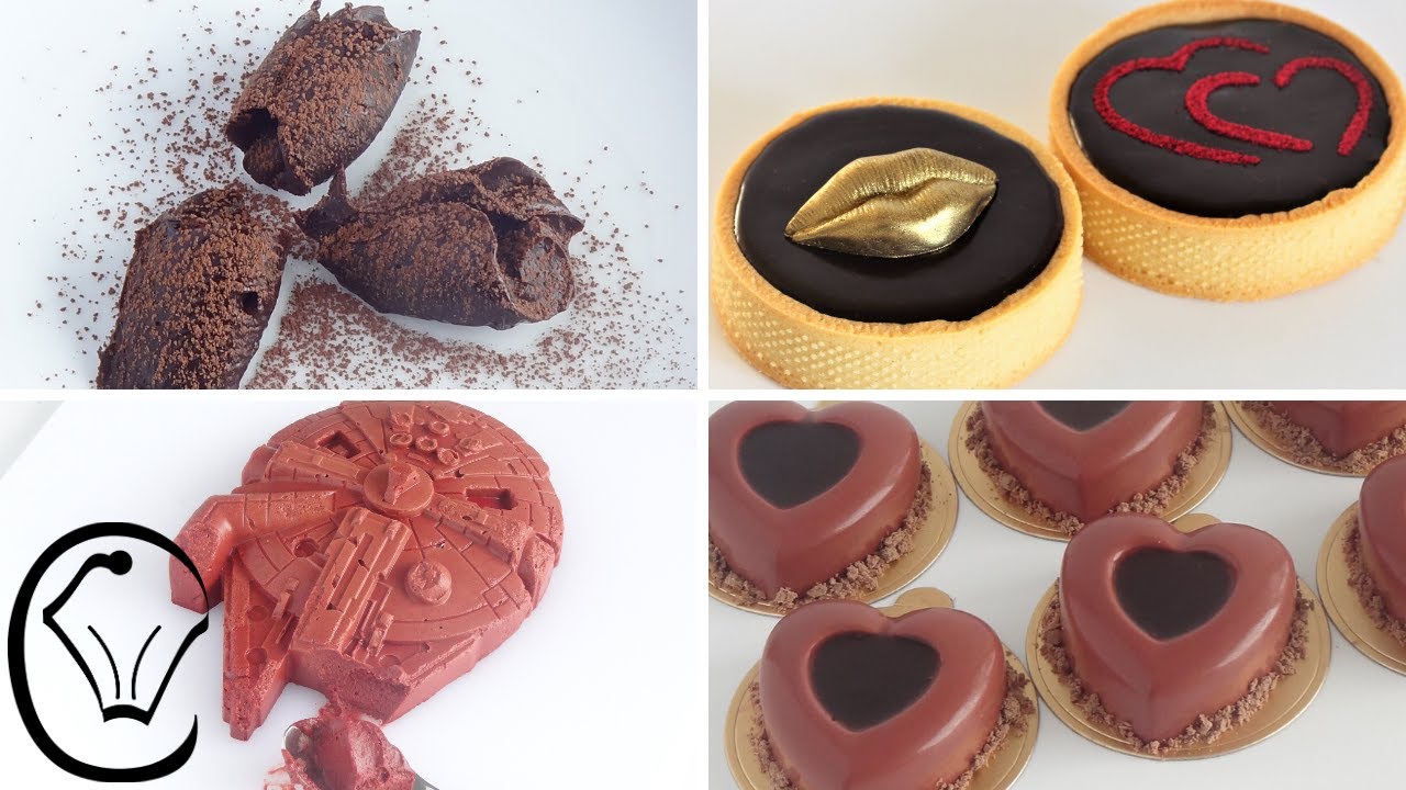 4 EASY Valentine's Day Sweet Treats COMPILATION Something for everyone! Chocolate Caramel Red Velvet