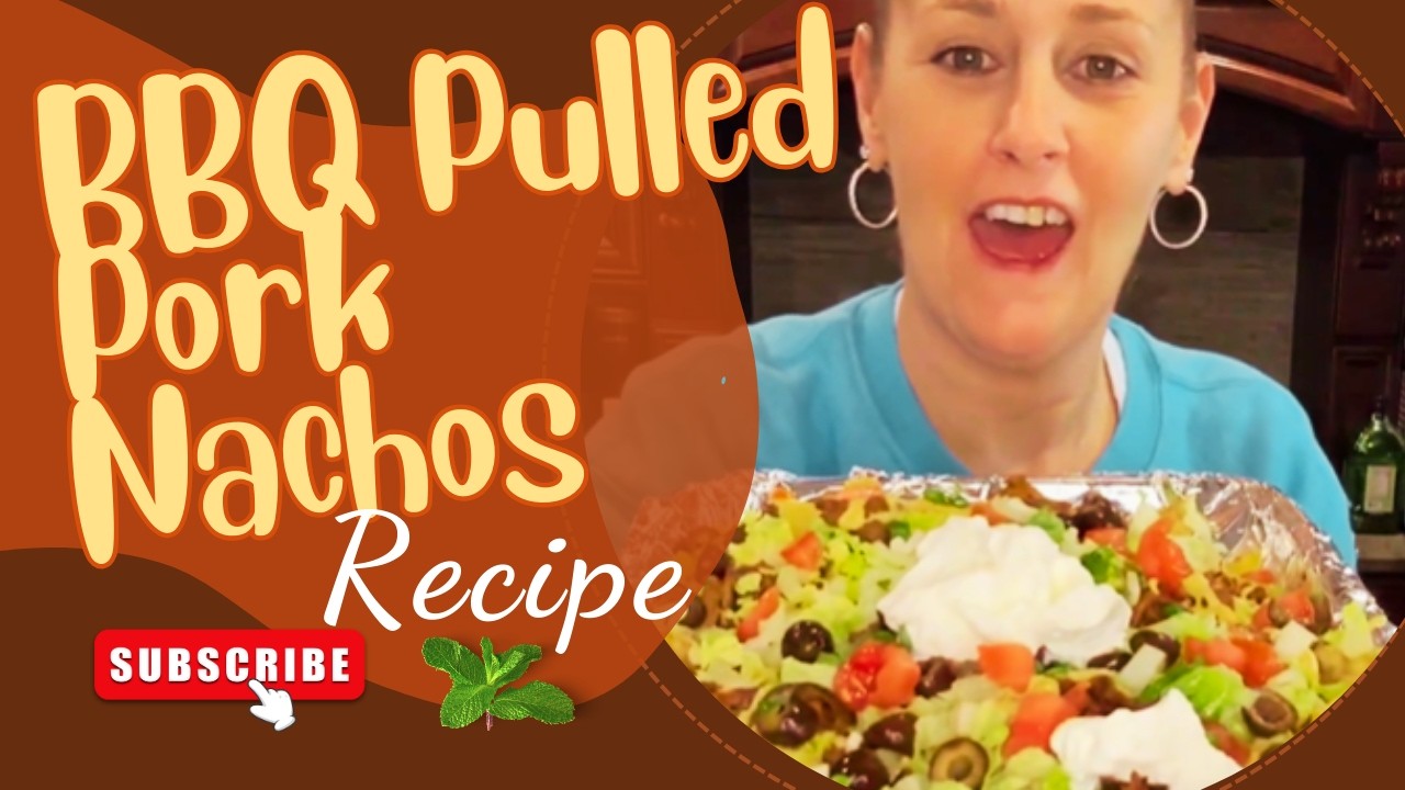 BBQ Pulled Pork Nachos Recipe - Best Super Bowl Party Loaded Nachos