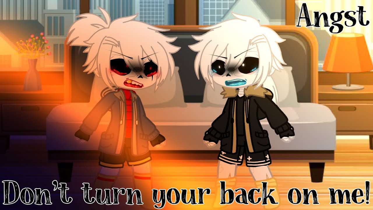 Don't turn your back on me! || Kustard angst || Sans Aus ship || ⚠️Warning⚠️