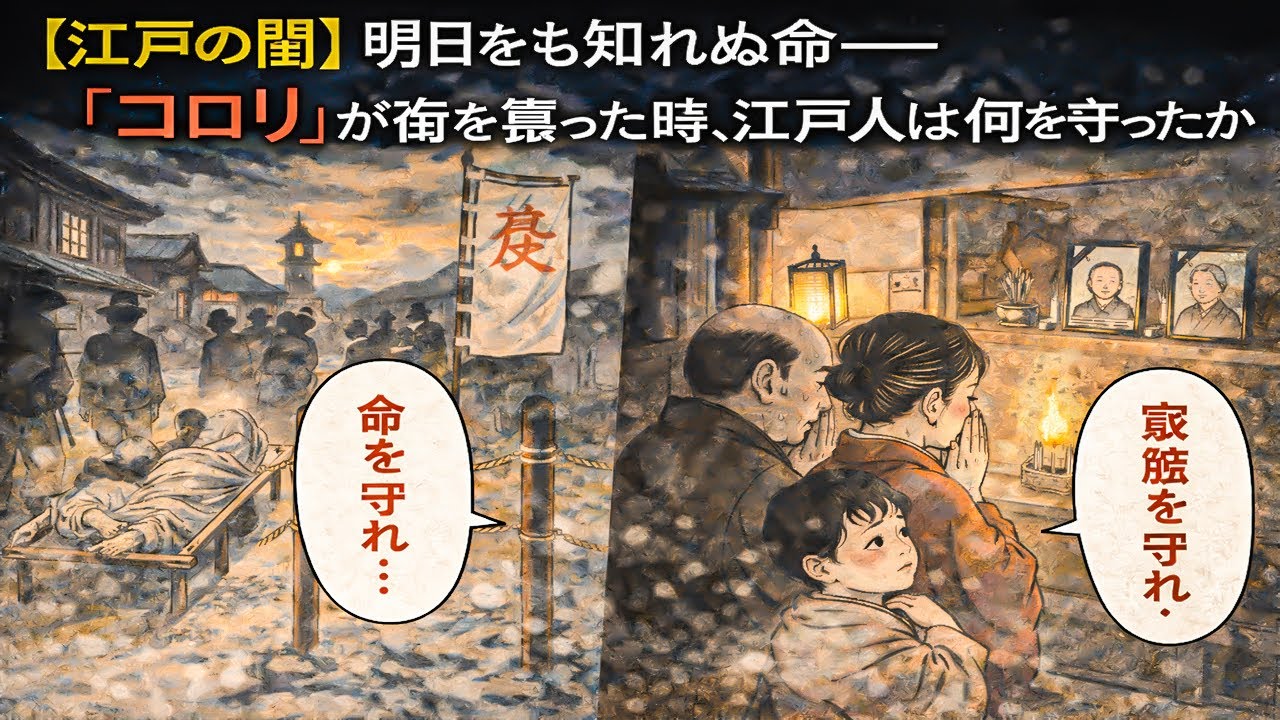 【江戸の闇】明日をも知れぬ命――「コロリ」が街を覆った時、江戸人は何を守ったのか