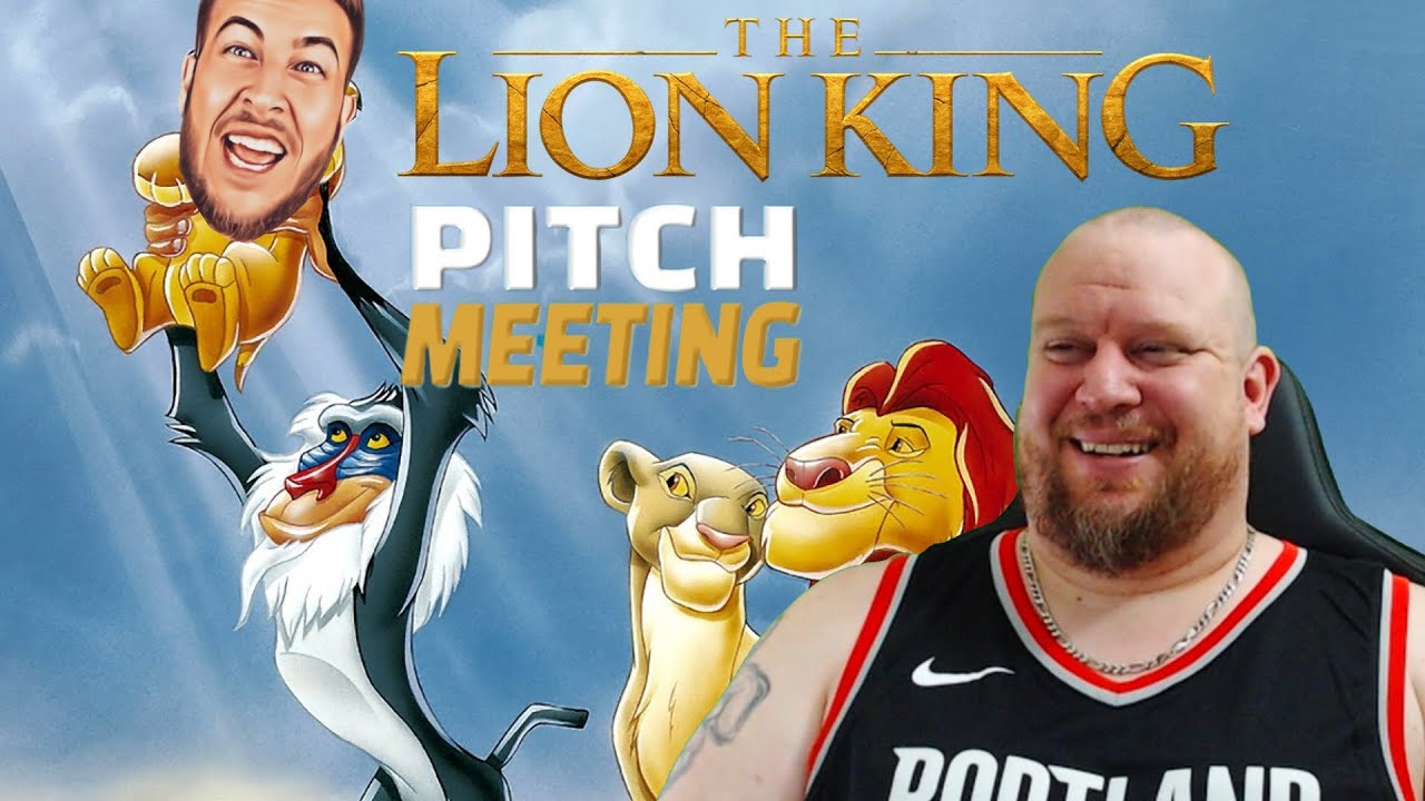 The Lion King Pitch Meeting REACTION - Ryan George! Why you gotta do the Lion King like that!