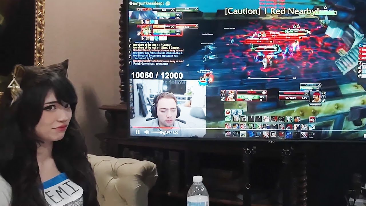 Emiru Gets Confronted With Her WoW  Level 42 Death (ONLYFANGS IRL GUILD MEETING)