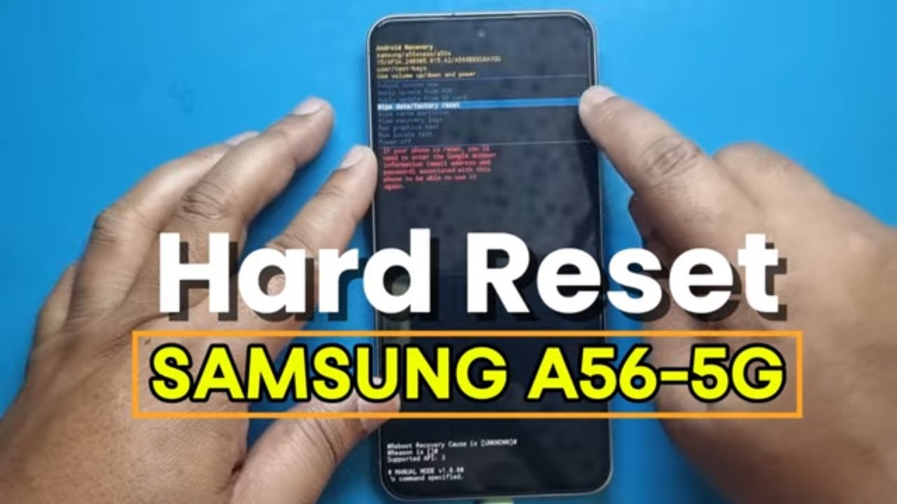 Samsung A56-5G Hard Reset | Samsung Factory Reset Not Working 100% Fixed || New Tricks 2025