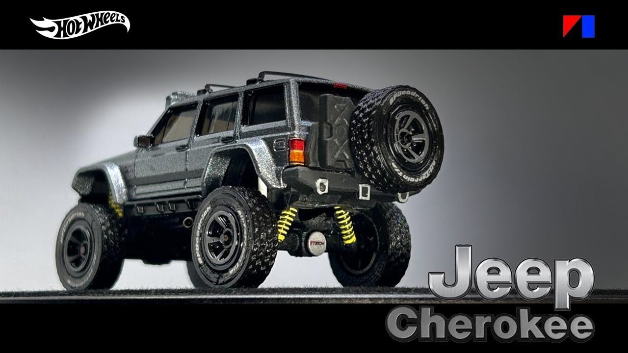 '95 Jeep Cherokee Hot Wheels - Custom