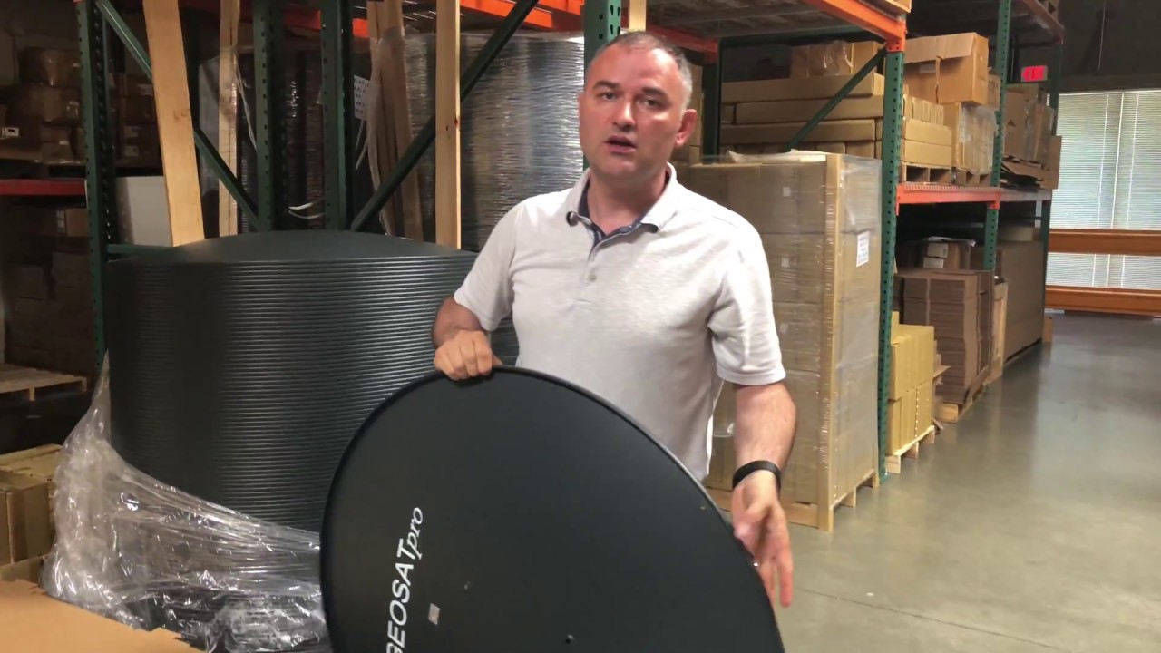 Correcting Warp in the 90 cm GEOSATpro Satellite Dish