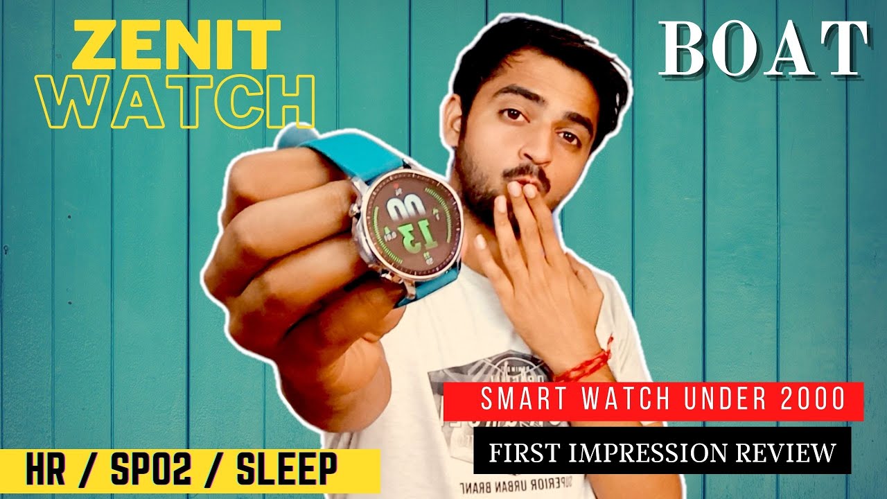 BOAT WATCH ZENIT Unboxing and Review. Smart Watch under 2000