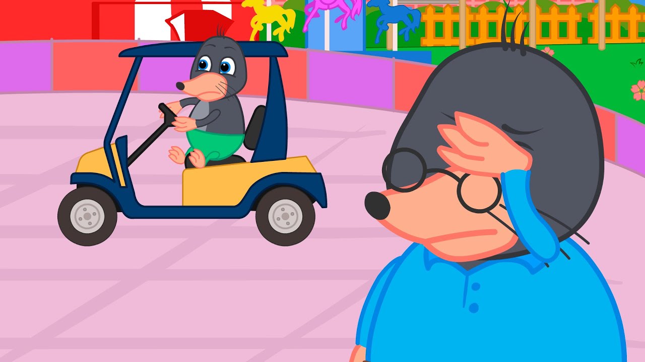 Benny Mole and Friends - Oh No! I Can't Drive Cartoon for Kids