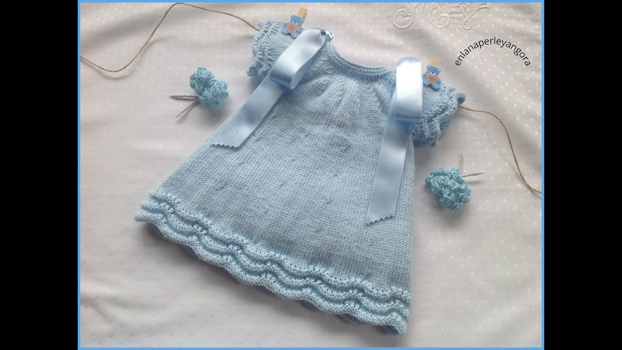 Vestido para bebé, Modelo Cristina