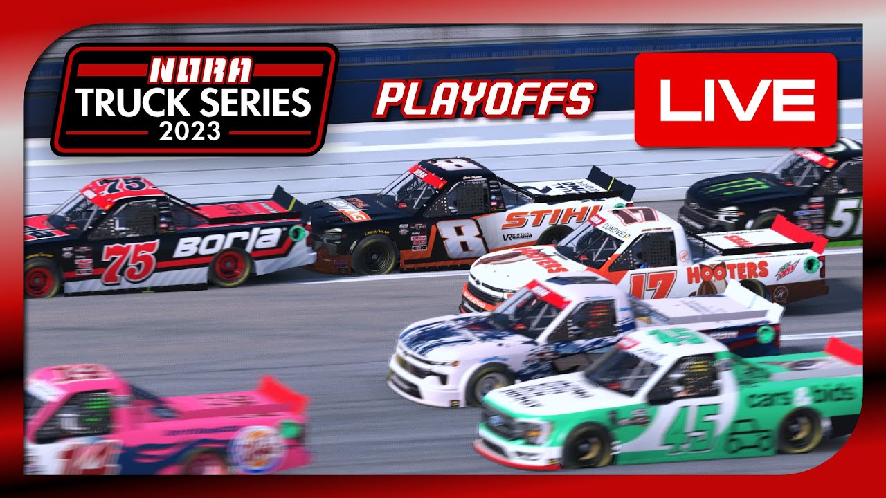 22 HOMESTEAD // PLAYOFFS // iRacing NORA Truck Series 2023 // LIVE eNASCAR  4K sim racing ultrahd