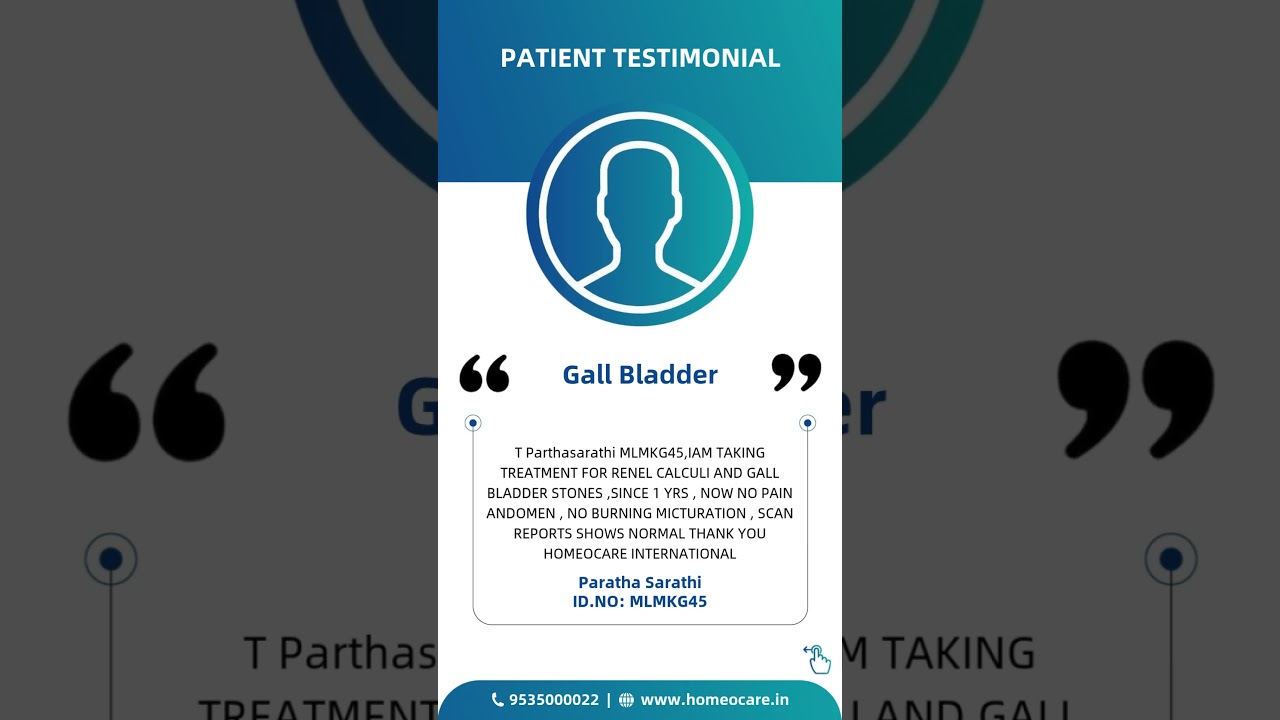 Homeocare International Kidney Stones and Gall Bladder Stones Treatment Review