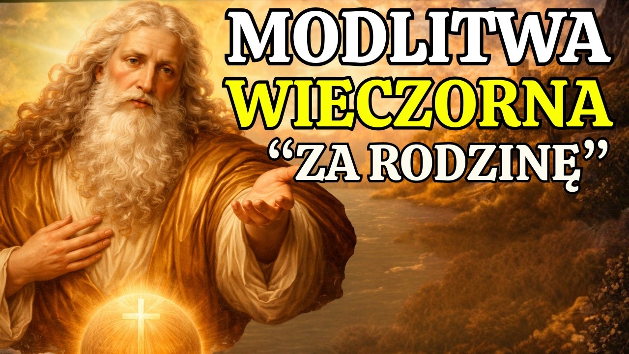 Wieczorna modlitwa do Boga Ojca za rodzinę i bliskich.