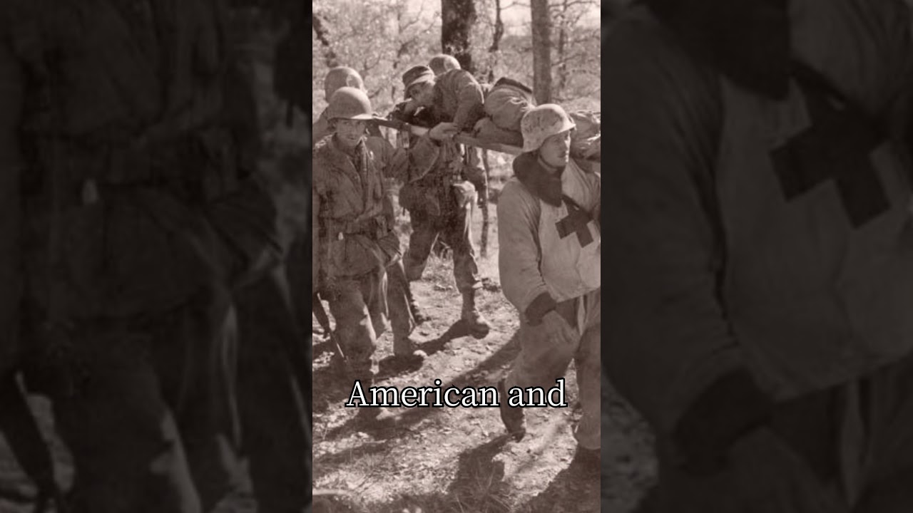 When American and German Medics Worked Together during World War Two