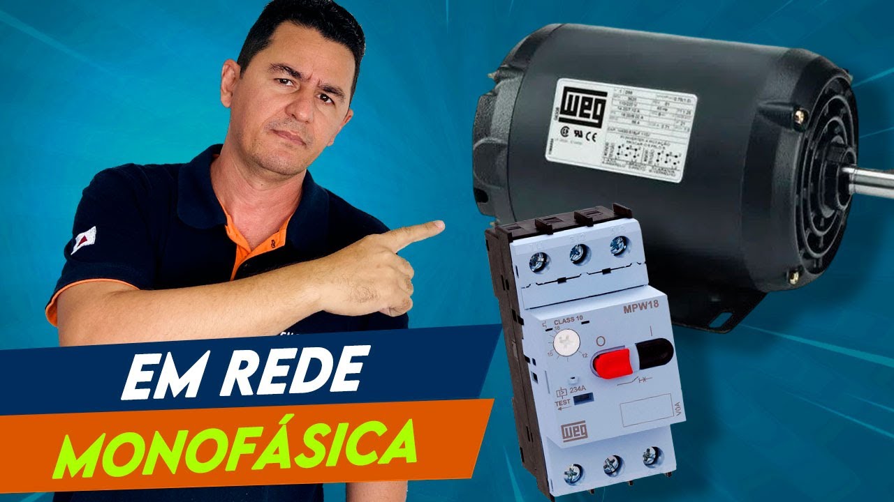 💡DISJUNTOR MOTOR em REDE MONOFÁSICA, do JEITO CERTO
